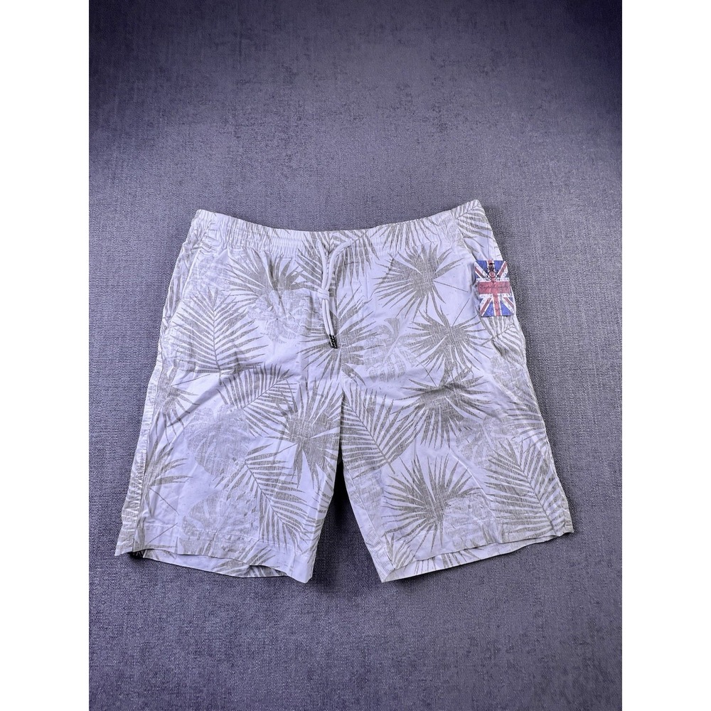 English‎ Laundry Shorts Men's XL 36w Floral Beach Casual Drawstring Pockets